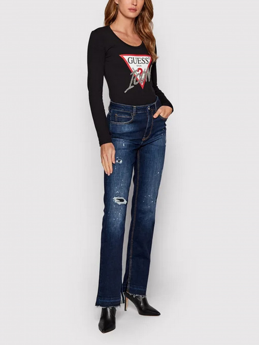 Худи и свитшоты GUESS модель W2YI47-J1311-JBLK Фото