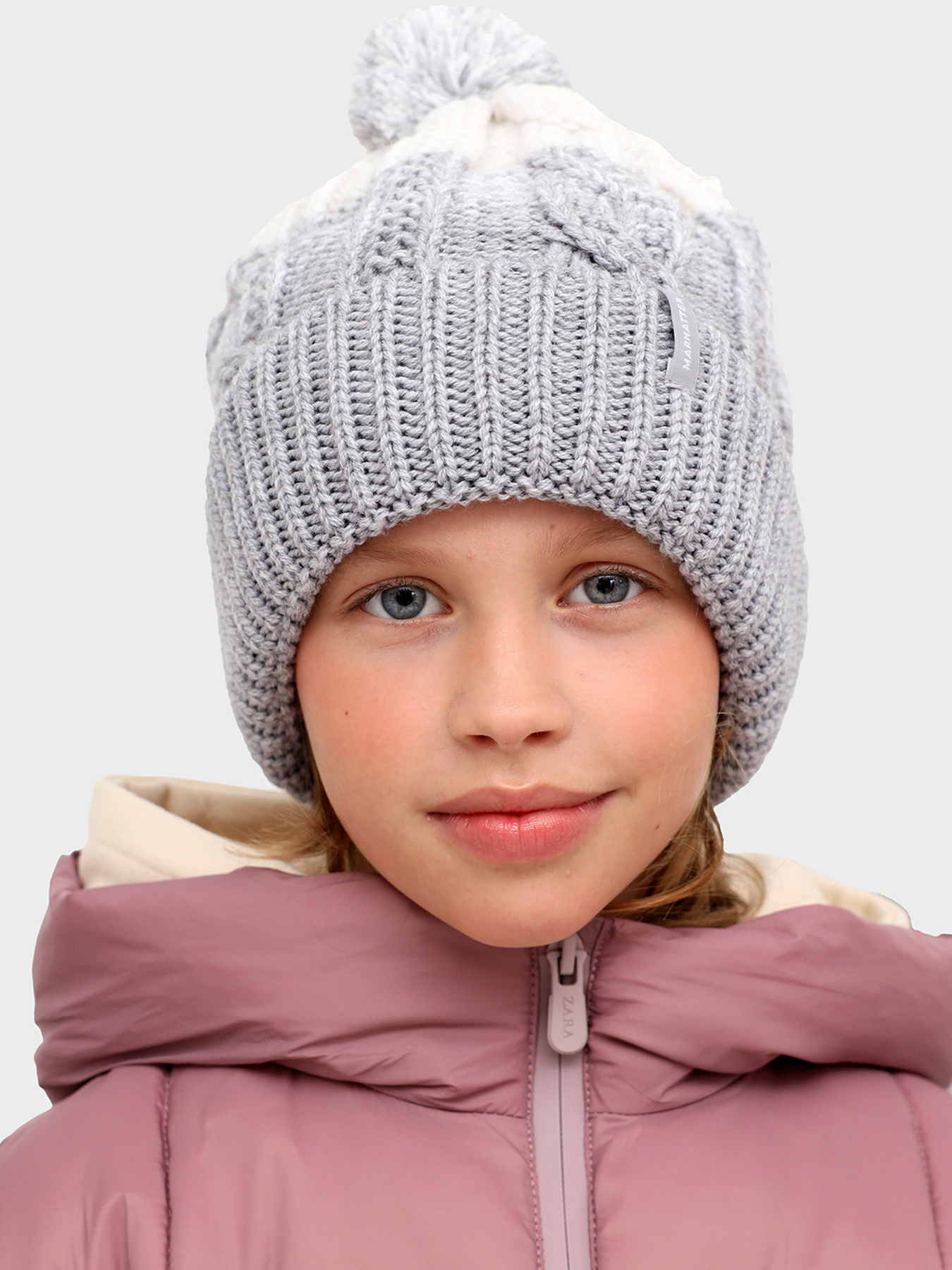 Шапки и кепки Marhatter модель MGH11517/2 серо-белый Фото