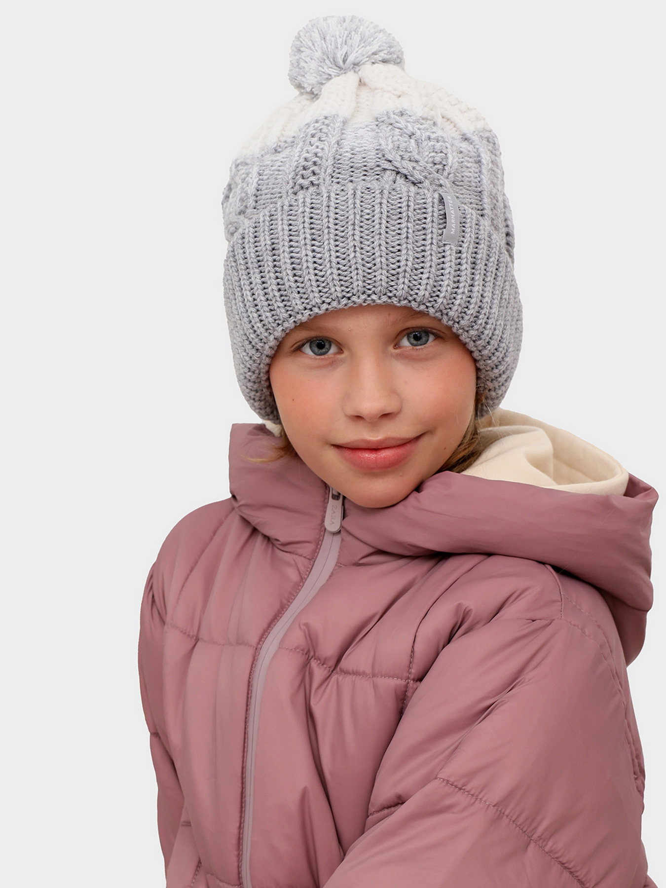 Шапки и кепки Marhatter модель MGH11517/2 серо-белый Фото