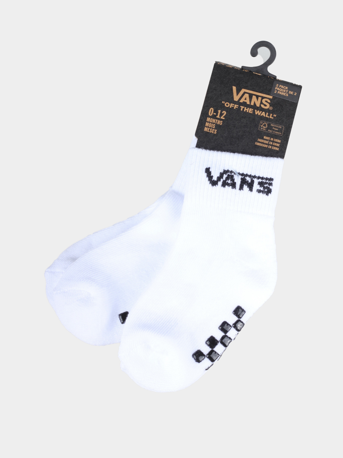 Носки и гольфы Vans модель VN0A7PTCWHT_K Фото