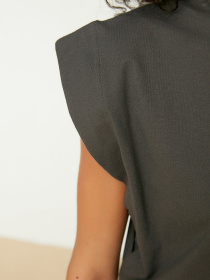 Футболки и поло Trendyol модель TWOSS20TS0021/Antrasit Фото