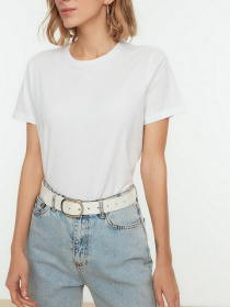 Футболки и поло Trendyol модель TWOSS20TS0141/Lacivert-Beyaz Фото