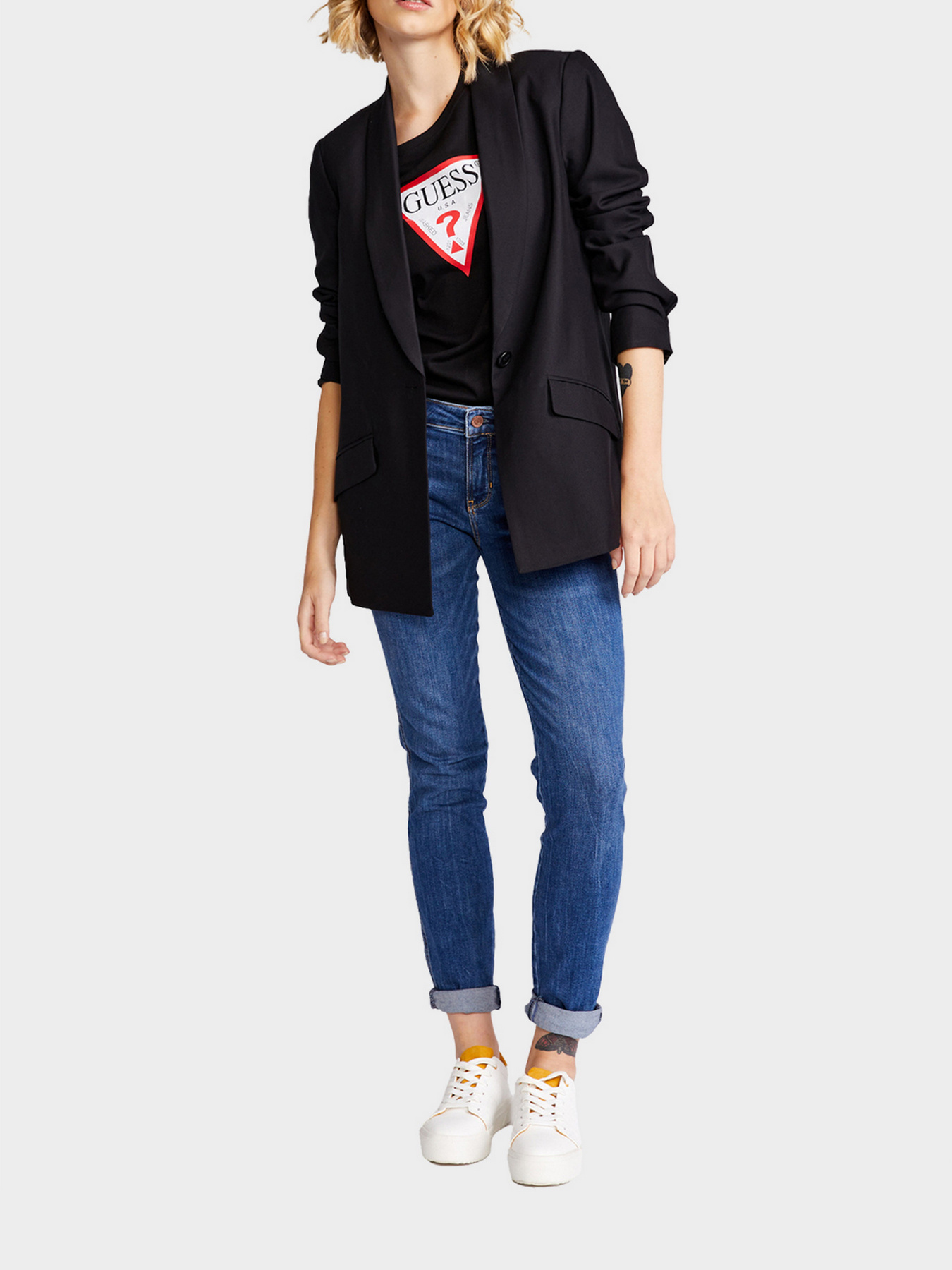 Футболки и поло GUESS модель W1YI1B-I3Z11-JBLK Фото