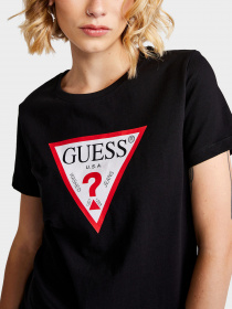 Футболки и поло GUESS модель W1YI1B-I3Z11-JBLK Фото