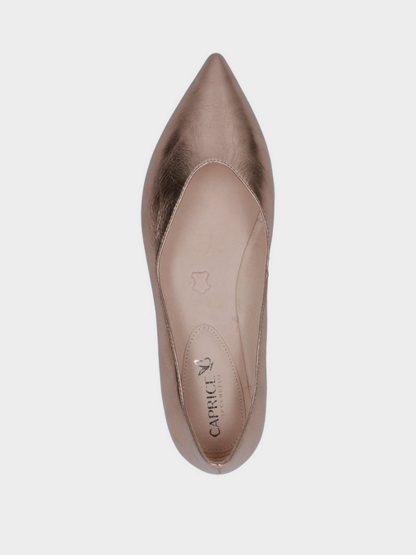 Туфли и лоферы Caprice модель 22110-28-933 ROSEGOLD MET. Фото