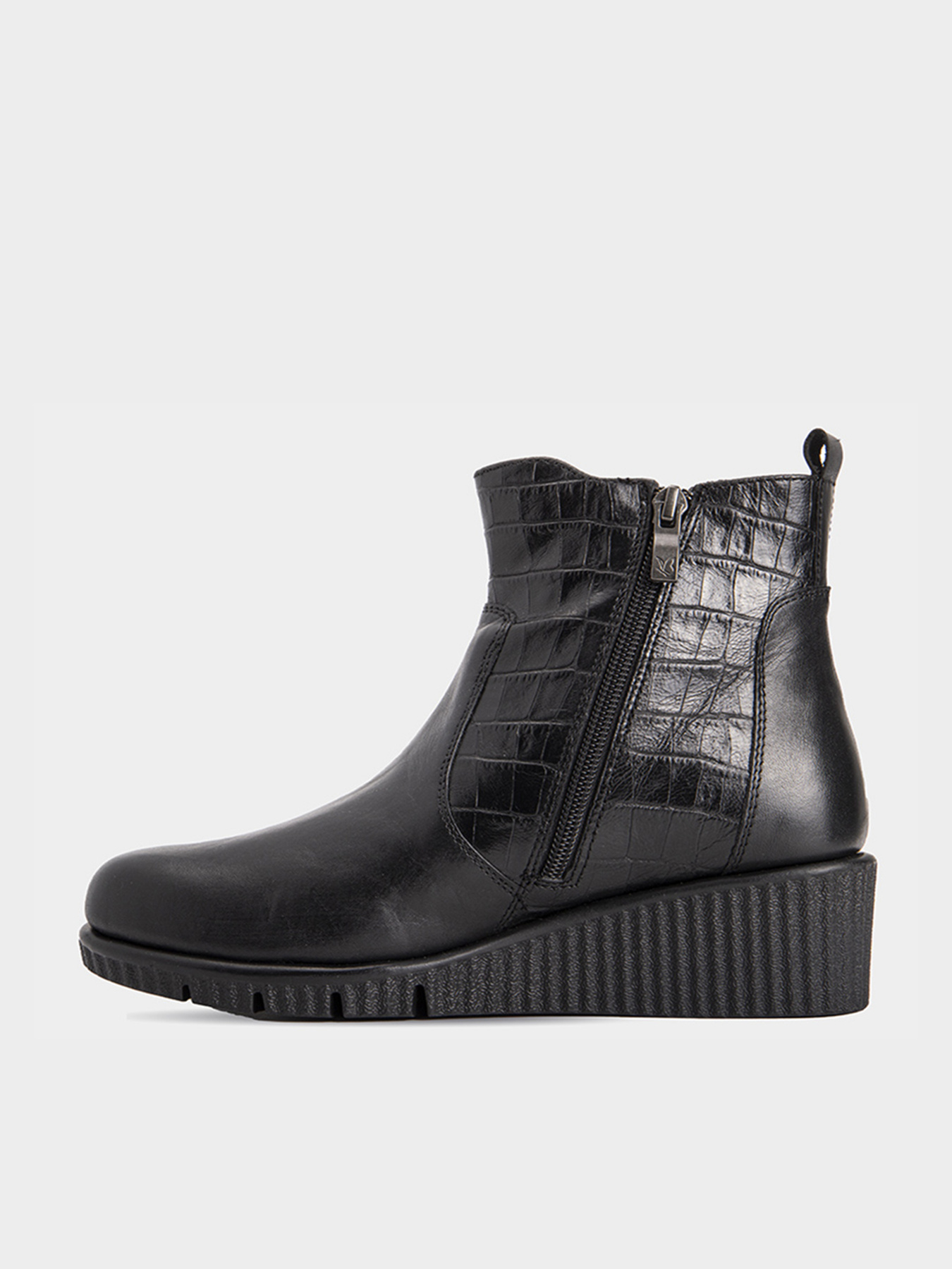 Ботинки и сапоги Caprice модель 25461-25-039 BLACK CROCO COMB Фото