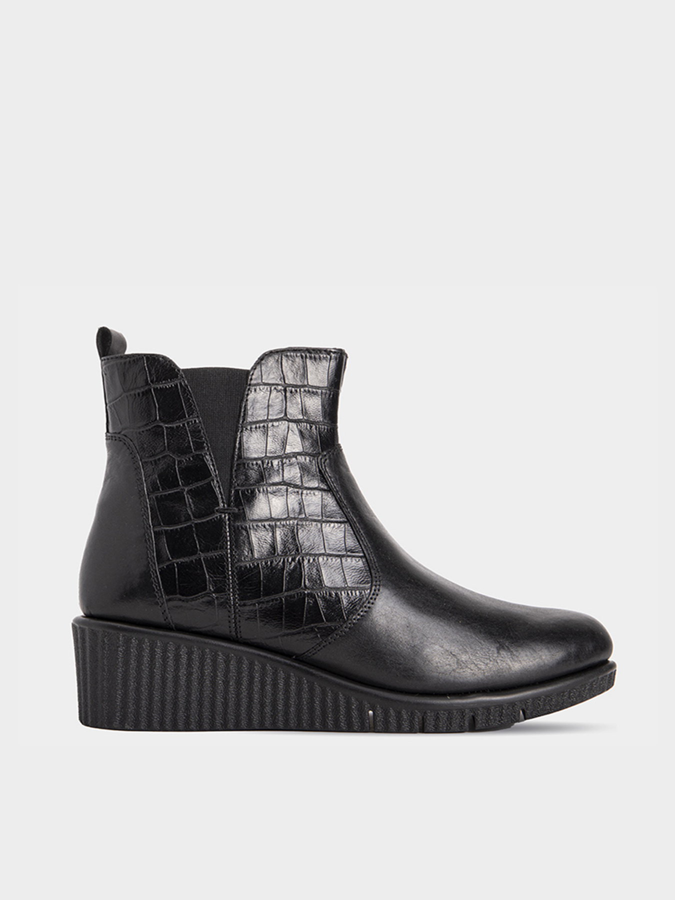 Ботинки и сапоги Caprice модель 25461-25-039 BLACK CROCO COMB Фото