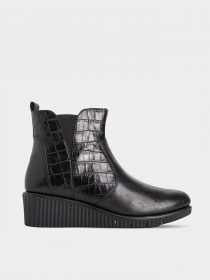 Ботинки и сапоги Caprice модель 25461-25-039 BLACK CROCO COMB Фото