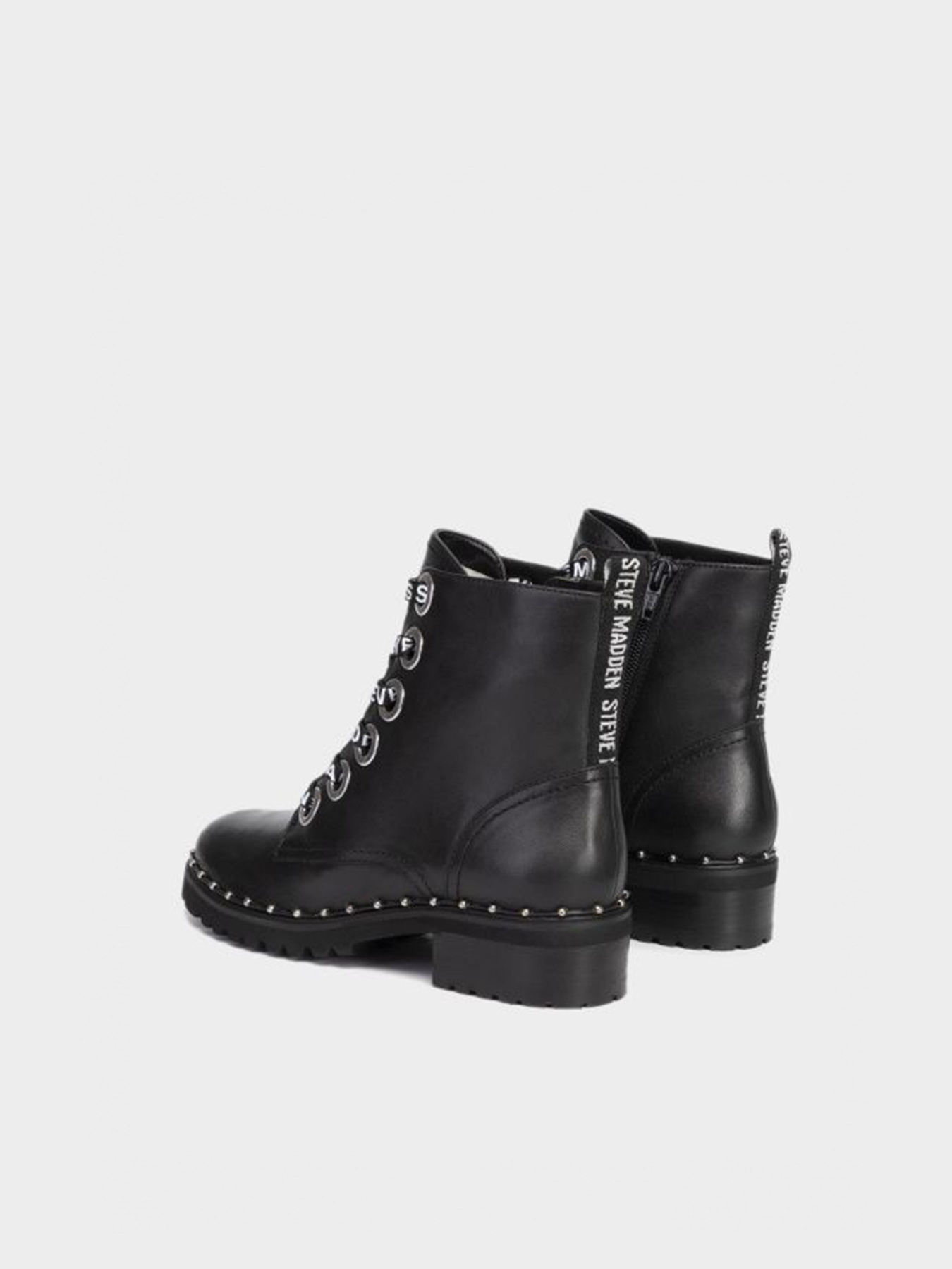 Ботинки и сапоги Steve Madden модель SM11000710-BLACK LEATHER Фото