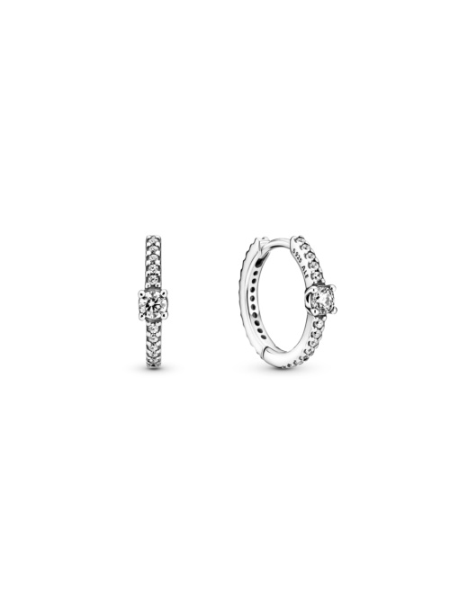 Серьги-подвески PANDORA Moments модель 299406C01 Фото