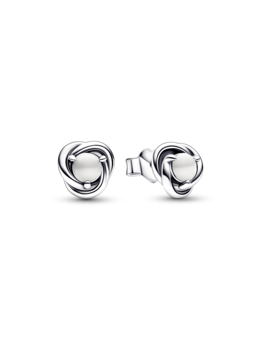 Серьги-гвоздики PANDORA Moments модель 292335C03 Фото