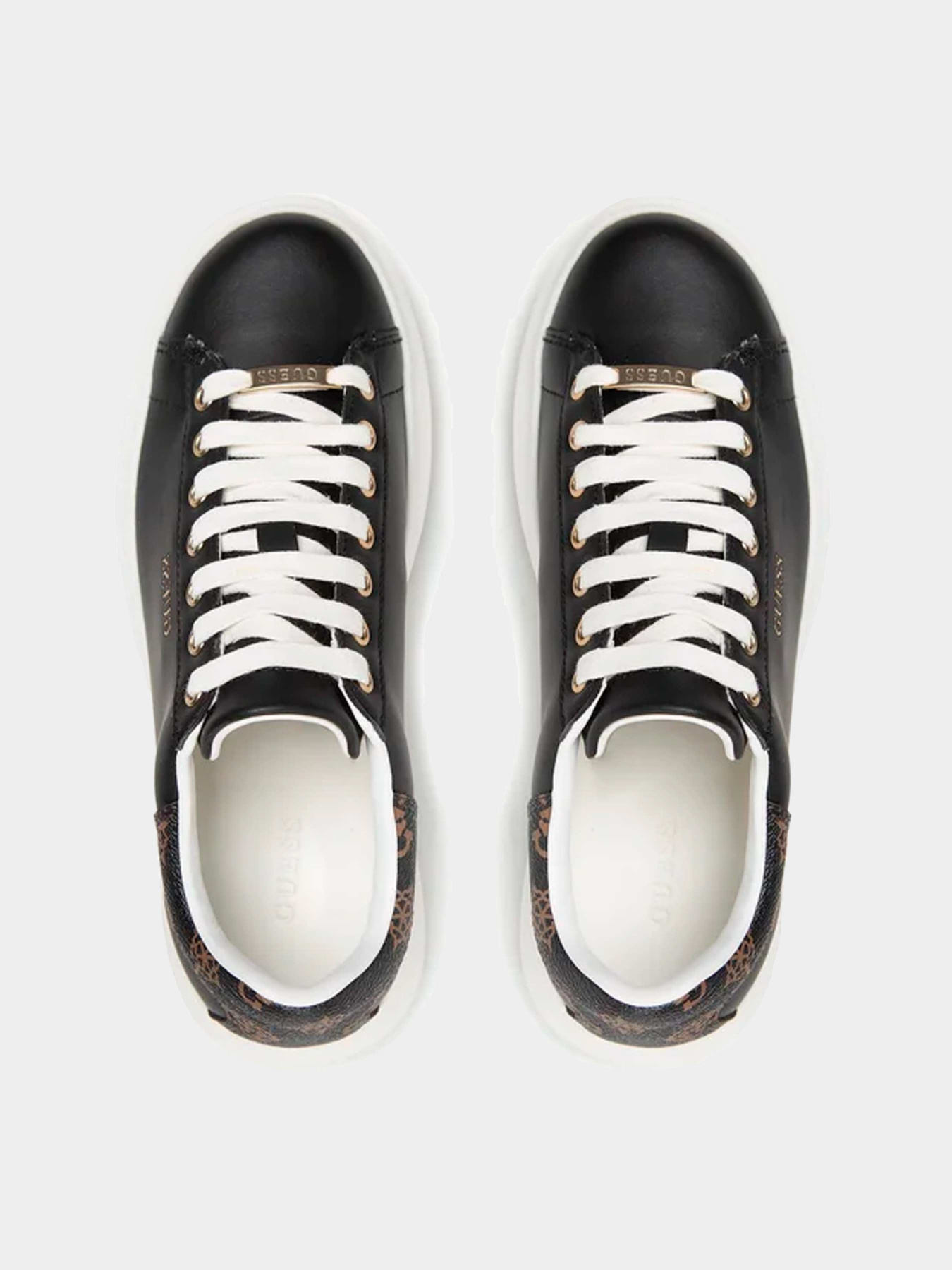 Кеды GUESS модель FL7RNO-FAL12-BLKBR Фото