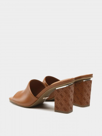 Шлёпанцы GUESS модель FL6YEL-LEA03-COGNA Фото