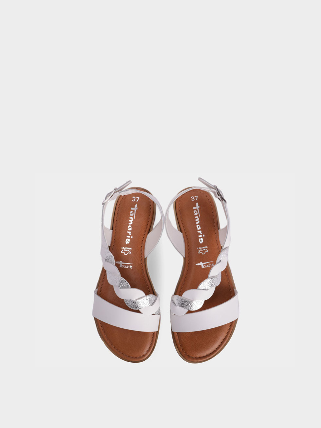 Сандалии Tamaris модель 28142-24-191 WHITE/SILVER Фото