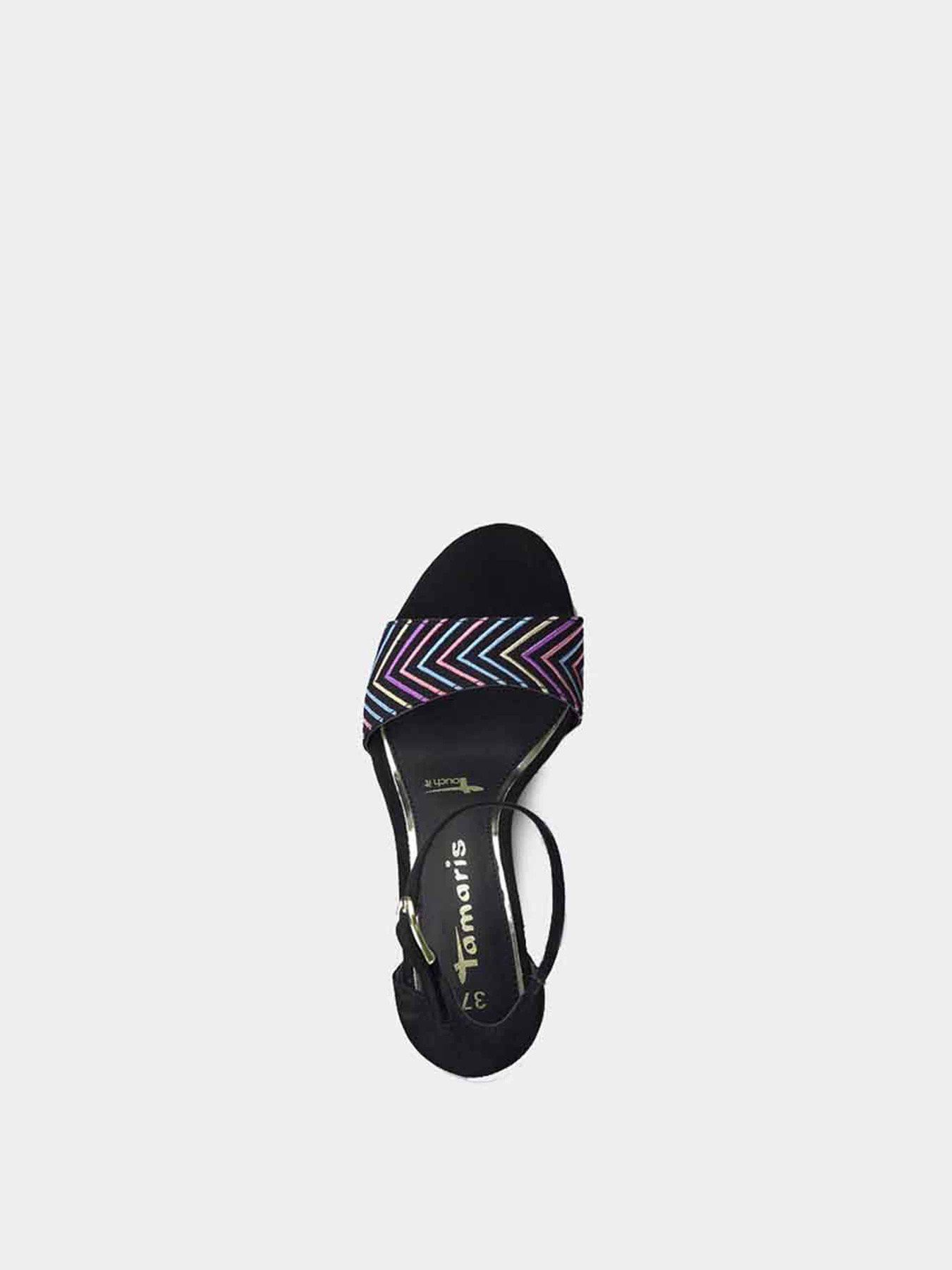 Сандалии Tamaris модель 28384-24-016 BLK UNI/MULTI Фото