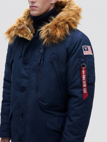 Куртки и дубленки Alpha Industries модель MJN49503C1_410 Фото