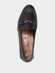 Слипоны и мокасины Tamaris модель 24211-26-003 BLACK LEATHER Фото
