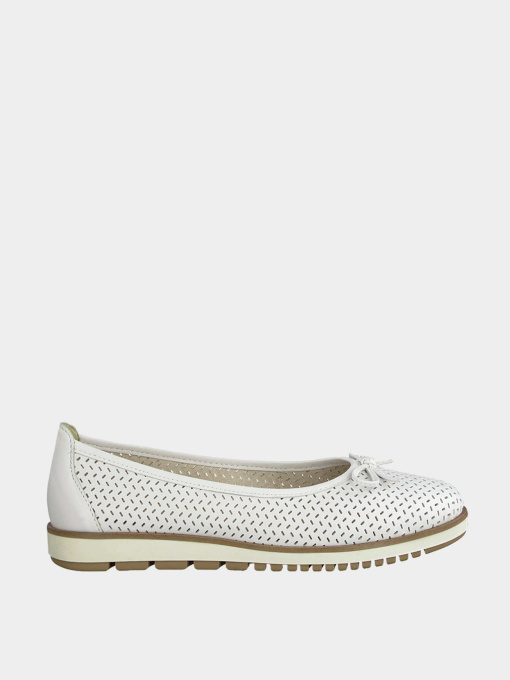 Туфли и лоферы Tamaris модель 22121-24-117 WHITE LEATHER Фото