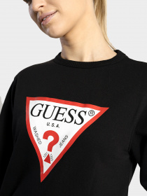 Худи и свитшоты GUESS модель W2YQ16-KBA10-JBLK Фото