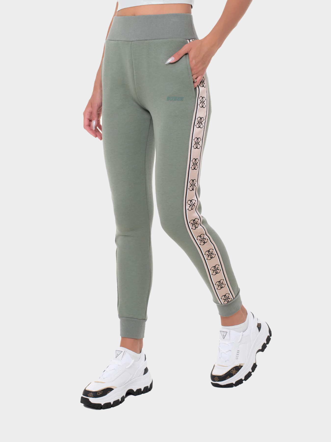 Брюки GUESS модель V2YB15-KB3P2-G8E3 Фото