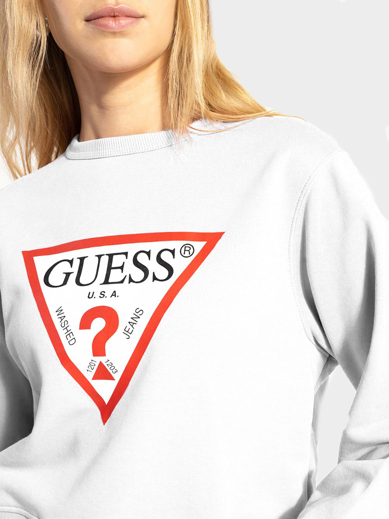 Худи и свитшоты GUESS модель W2YQ16-KBA10-G011 Фото