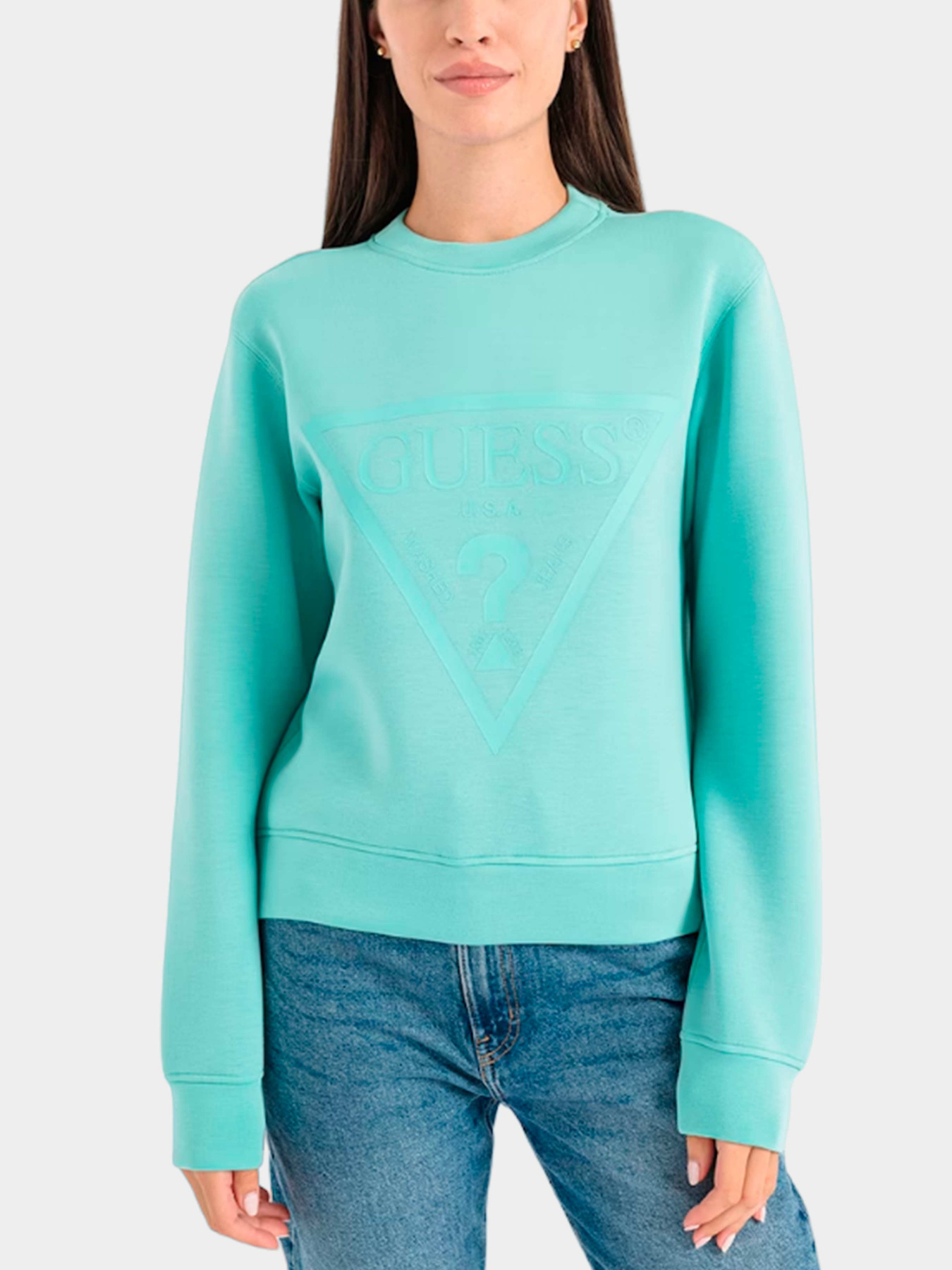 Худи и свитшоты GUESS модель V3RQ19-K7UW2-G8H3 Фото
