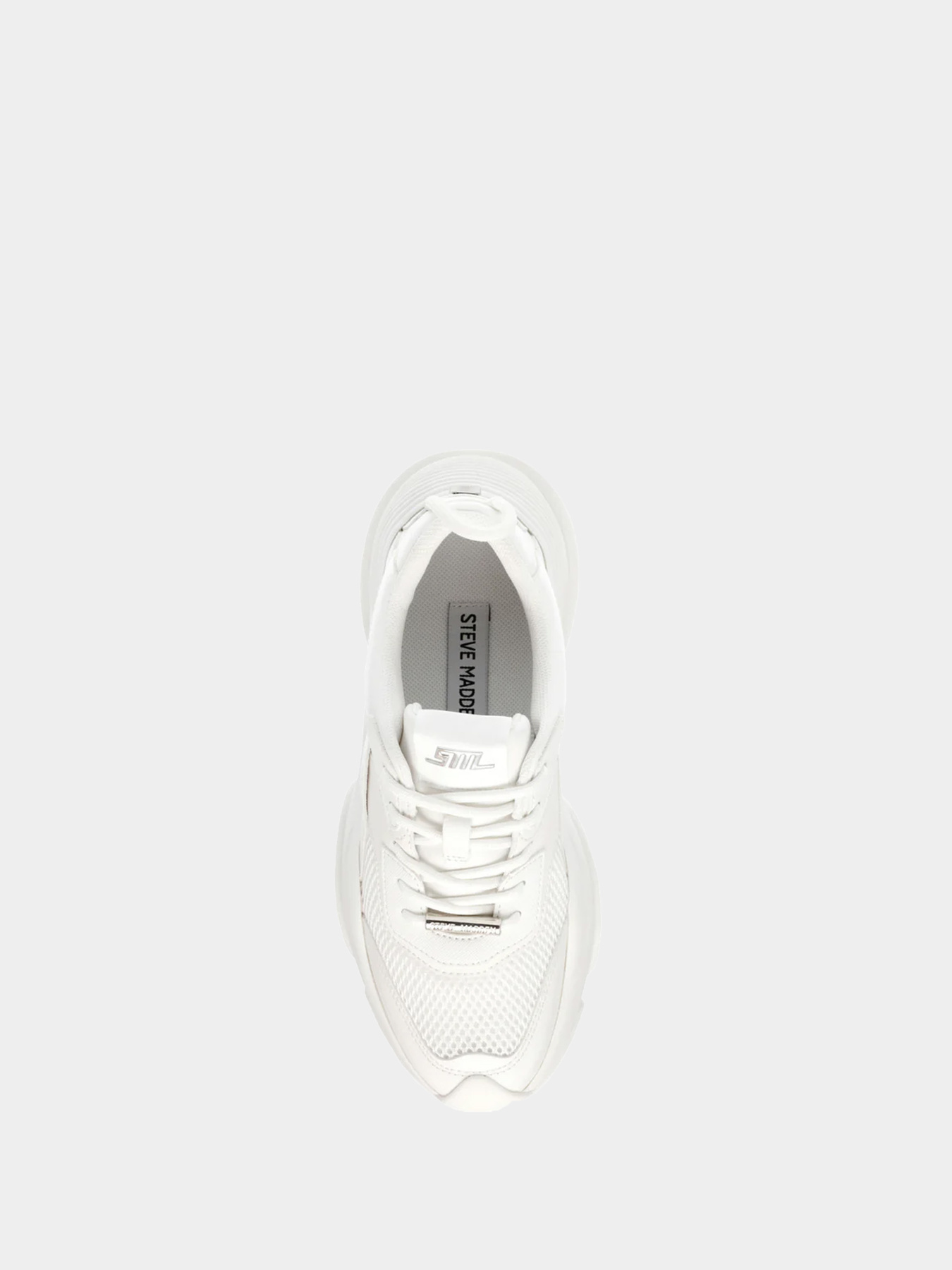 Кроссовки Steve Madden модель SM11002623 WHITE/WHITE Кроссовки Steve Madden модель SM11002623 WHITE/WHITE Фото