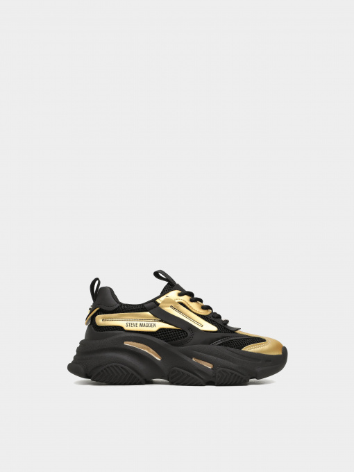 Кроссовки Steve Madden модель SM19000033 BLK/GOLD Фото