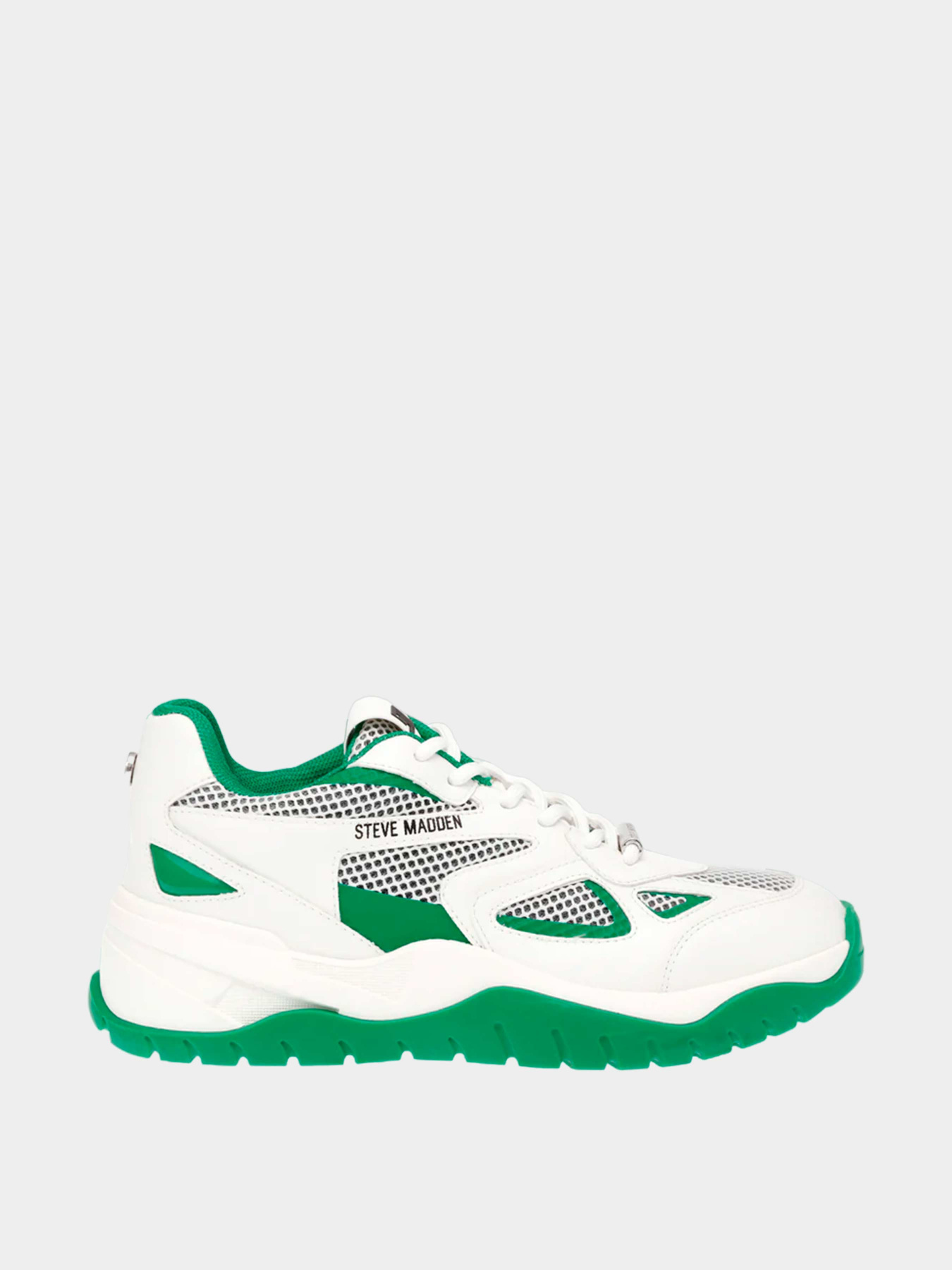 Кроссовки Steve Madden модель SM11002745 WHITE/GREEN Кроссовки Steve Madden модель SM11002745 WHITE/GREEN Фото