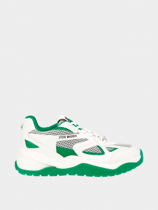 Кроссовки Steve Madden модель SM11002745 WHITE/GREEN Фото