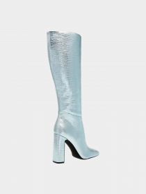 Ботинки и сапоги Steve Madden модель SM11002627 SILVER CROCO Фото