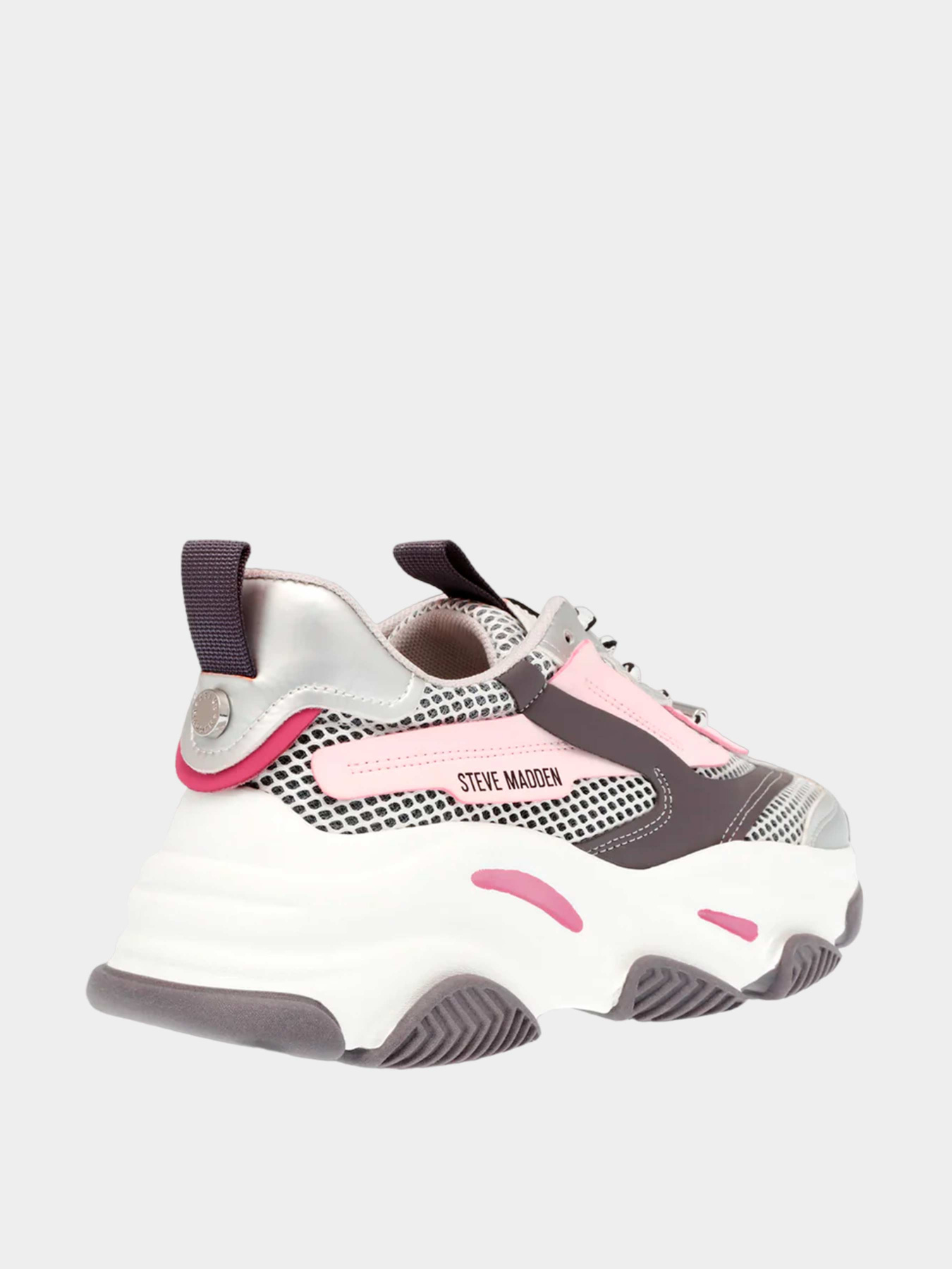 Кроссовки Steve Madden модель SM19000033 PINK/SILVER Кроссовки Steve Madden модель SM19000033 PINK/SILVER Фото