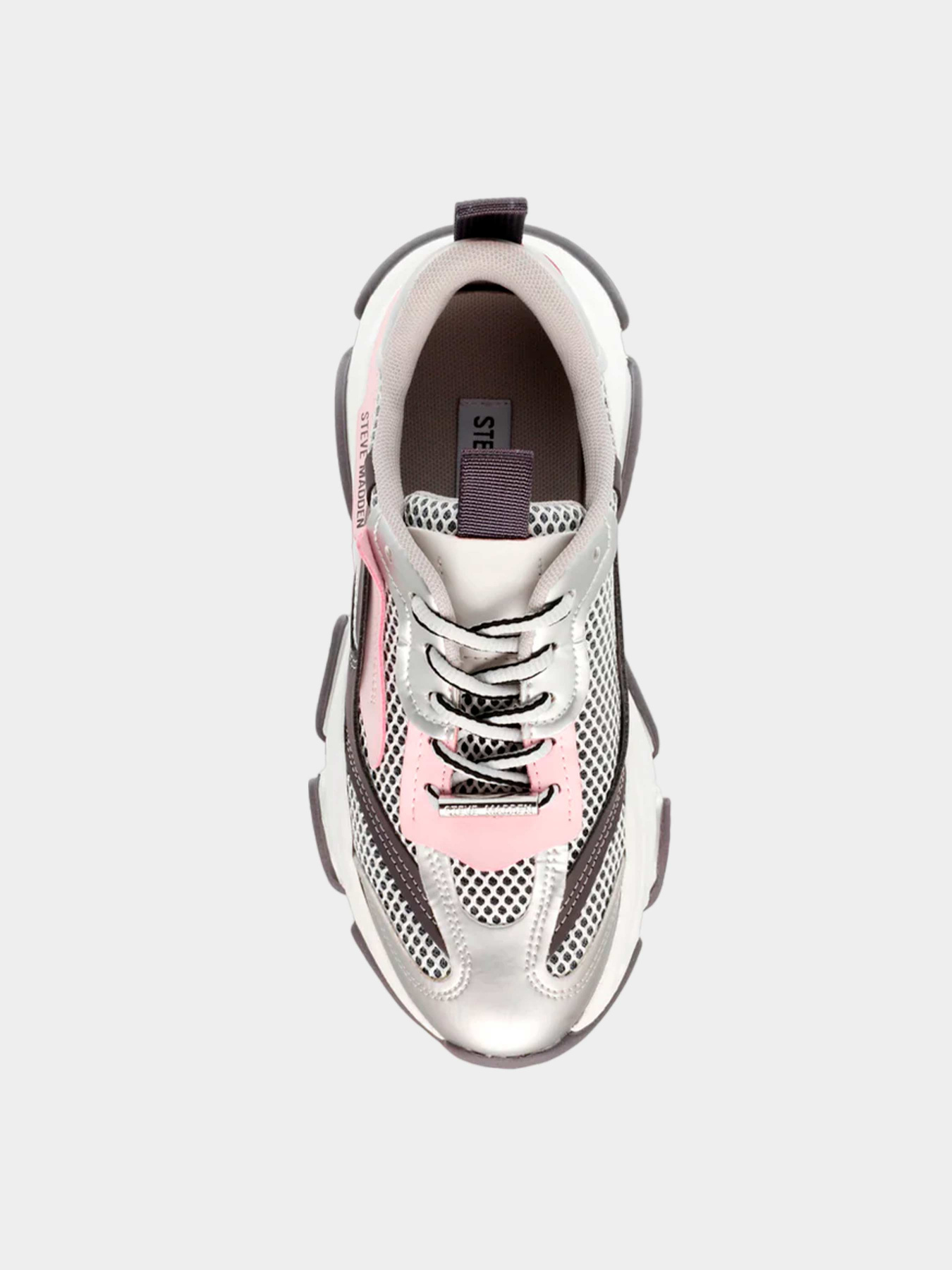 Кроссовки Steve Madden модель SM19000033 PINK/SILVER Кроссовки Steve Madden модель SM19000033 PINK/SILVER Фото