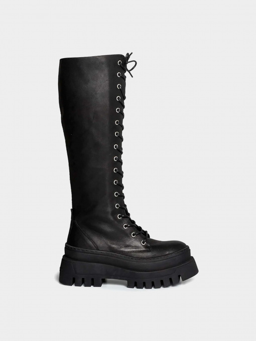 Ботинки и сапоги Steve Madden модель SM11002682 BLACK LEATHER Фото