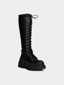 Ботинки и сапоги Steve Madden модель SM11002682 BLACK LEATHER Фото