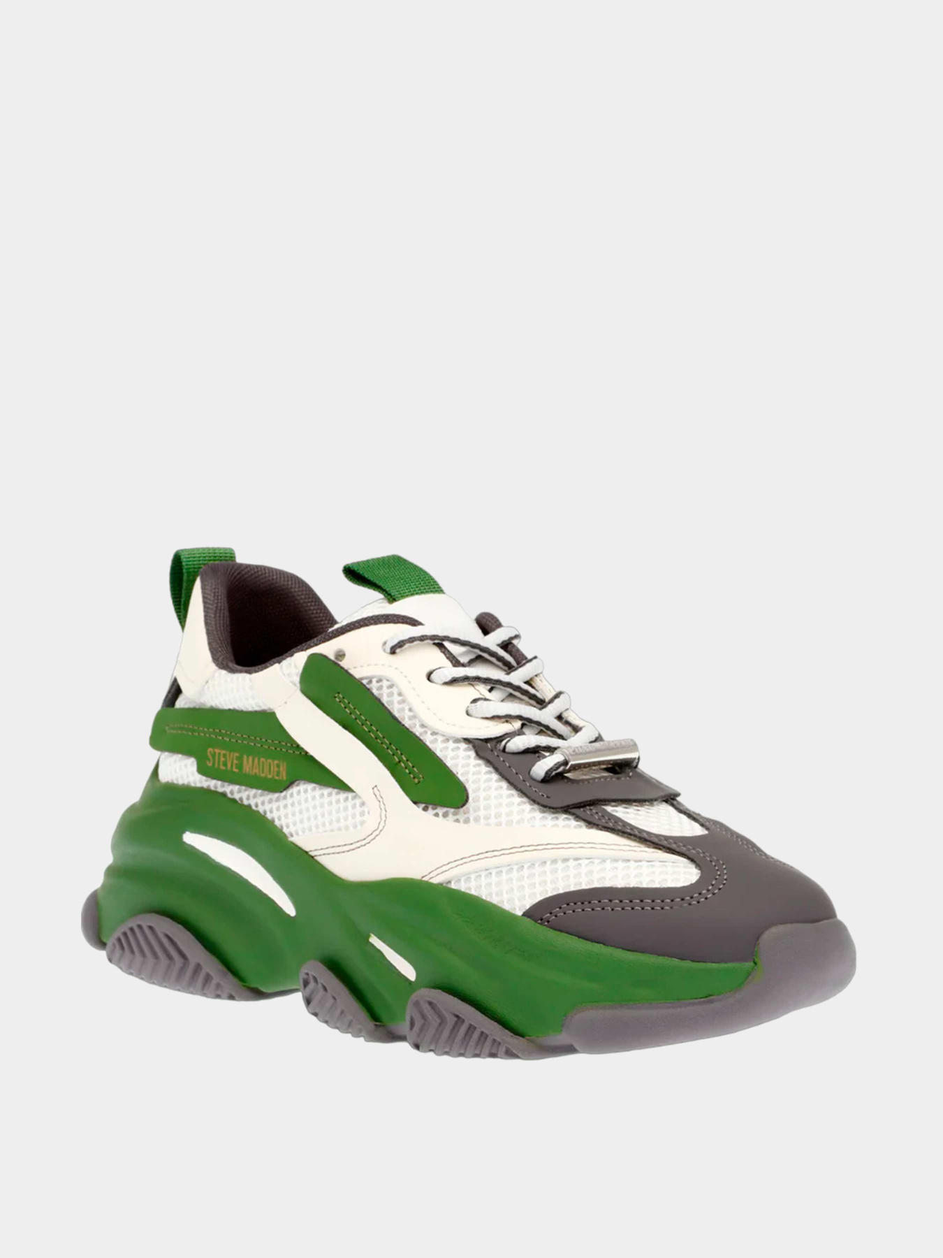 Кроссовки Steve Madden модель SM19000033 WHITE/GREEN Кроссовки Steve Madden модель SM19000033 WHITE/GREEN Фото