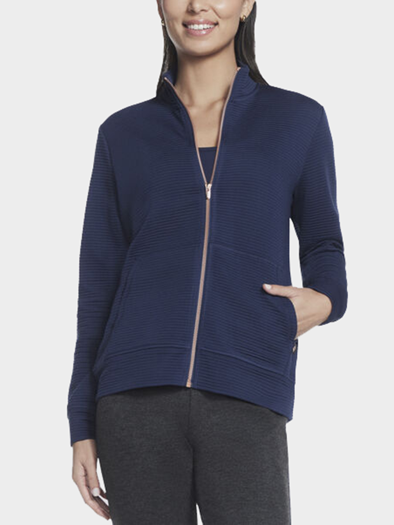 Худи и свитшоты Skechers модель W3JA261 NVY Фото