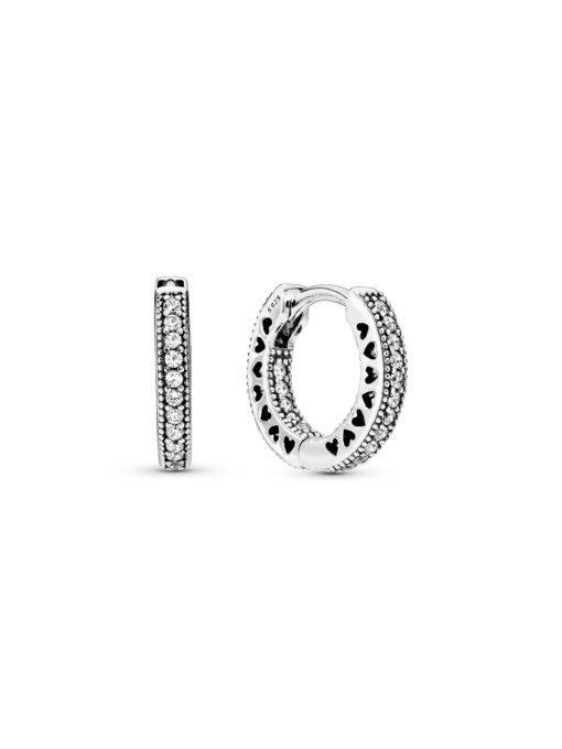 Серьги-подвески PANDORA Moments модель 296317CZ Фото