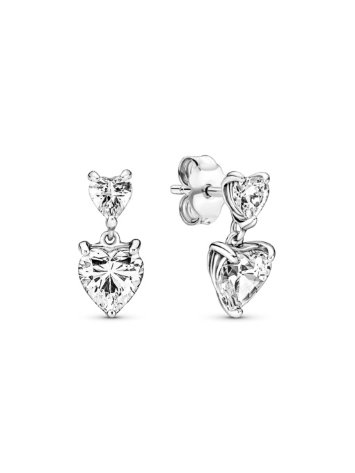 Серьги-гвоздики PANDORA Moments модель 291199C01 Фото