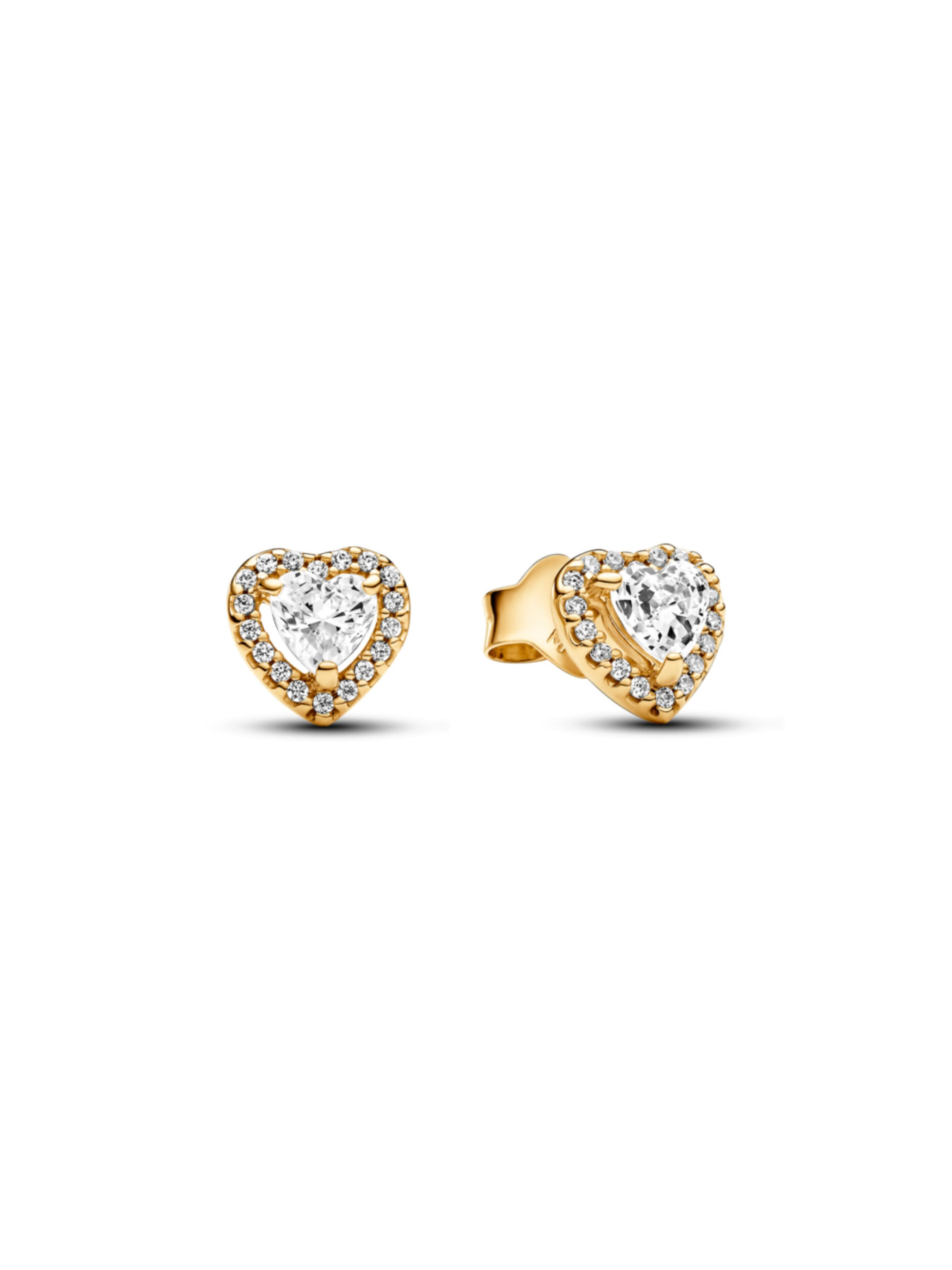 Серьги-гвоздики PANDORA Moments модель 268427C01 Фото