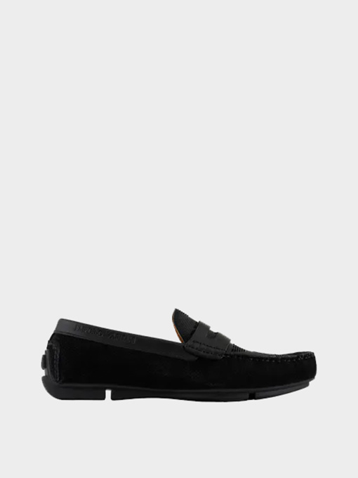 Слипоны и мокасины Emporio Armani модель X4B146-XN784-K001 Фото