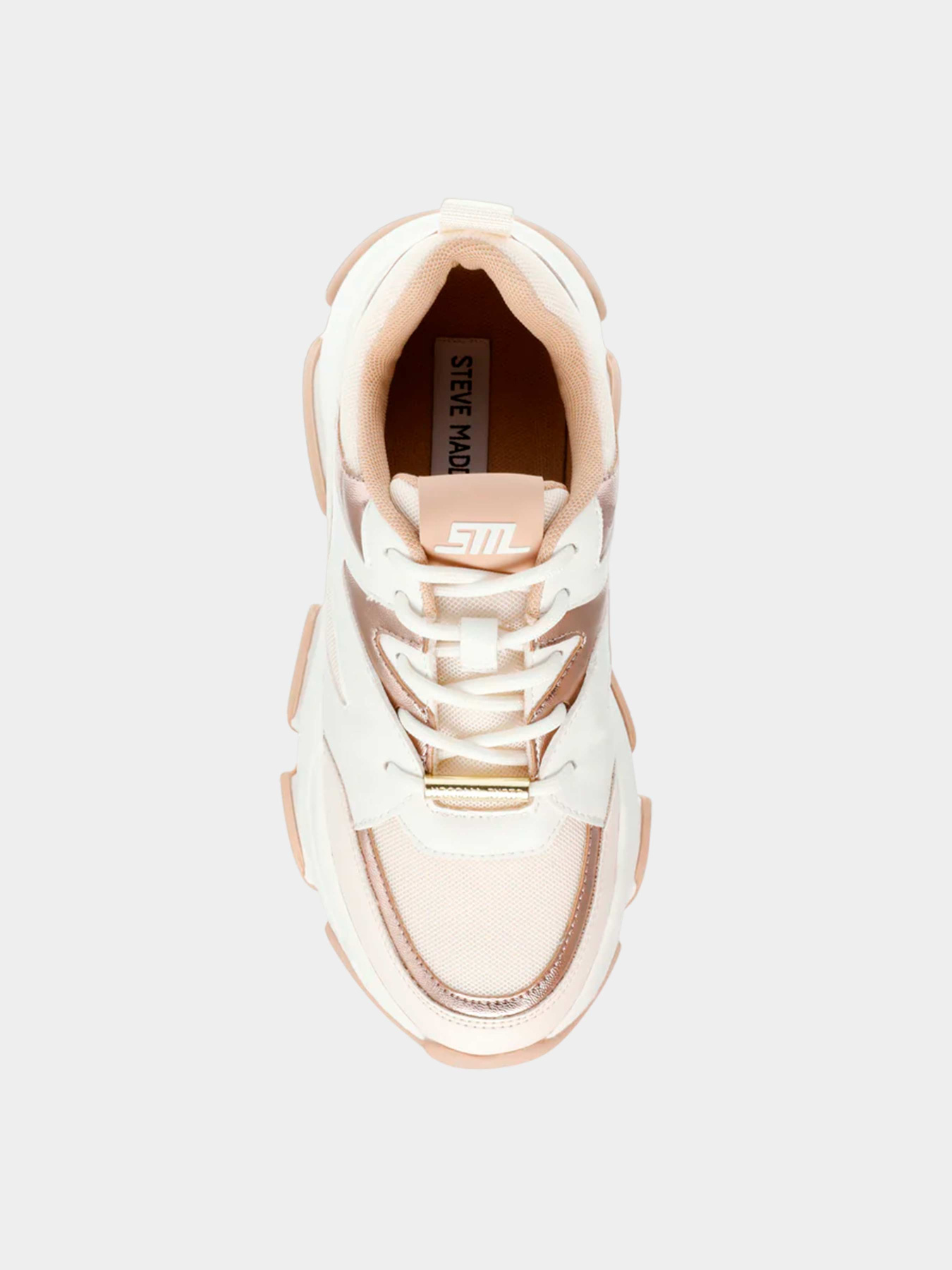 Кроссовки Steve Madden модель SM19000096 CREAM ROSE GLD Кроссовки Steve Madden модель SM19000096 CREAM ROSE GLD Фото