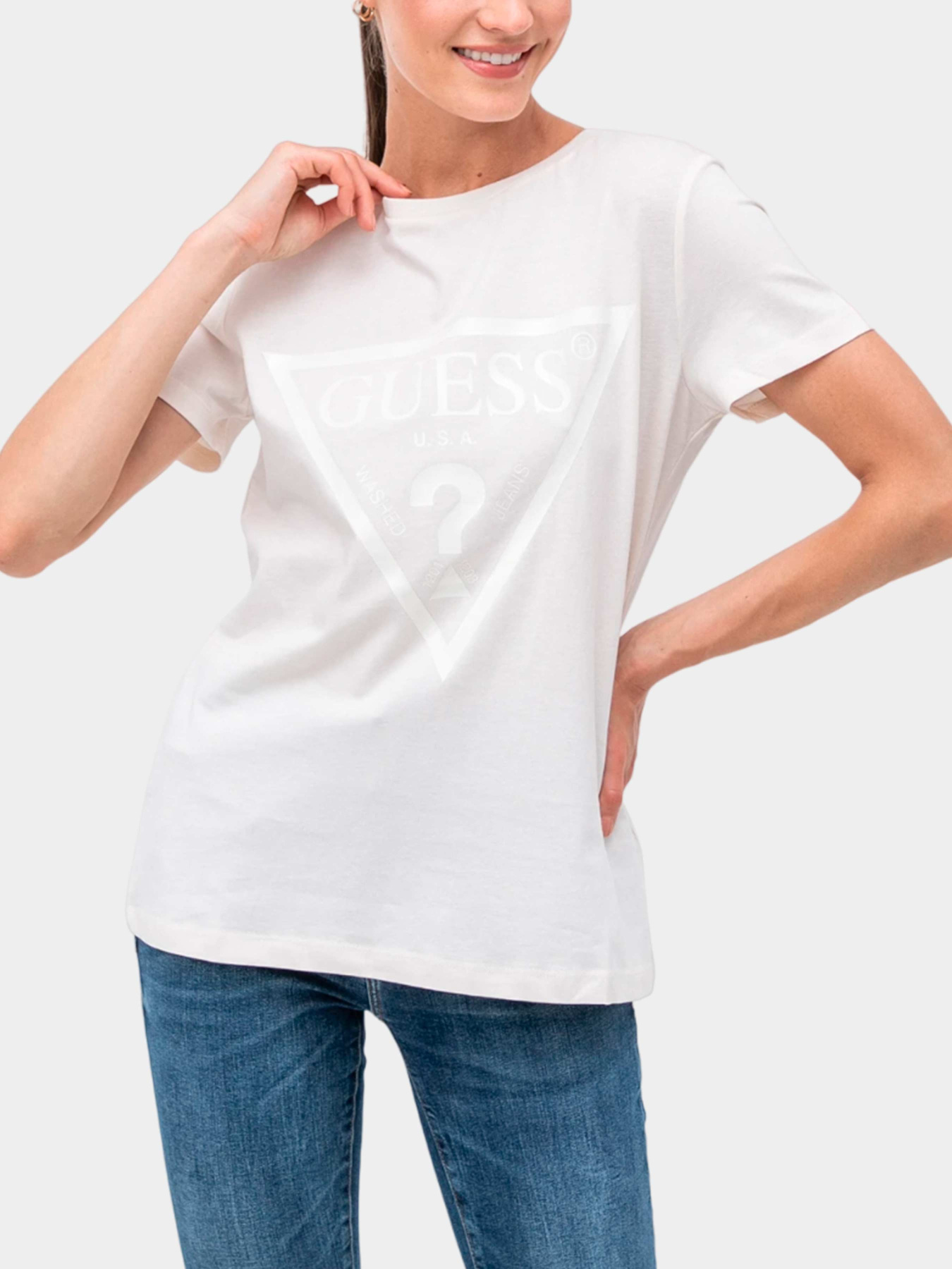 Футболки и поло GUESS модель V2YI07-K8HM0-G6K5 Фото