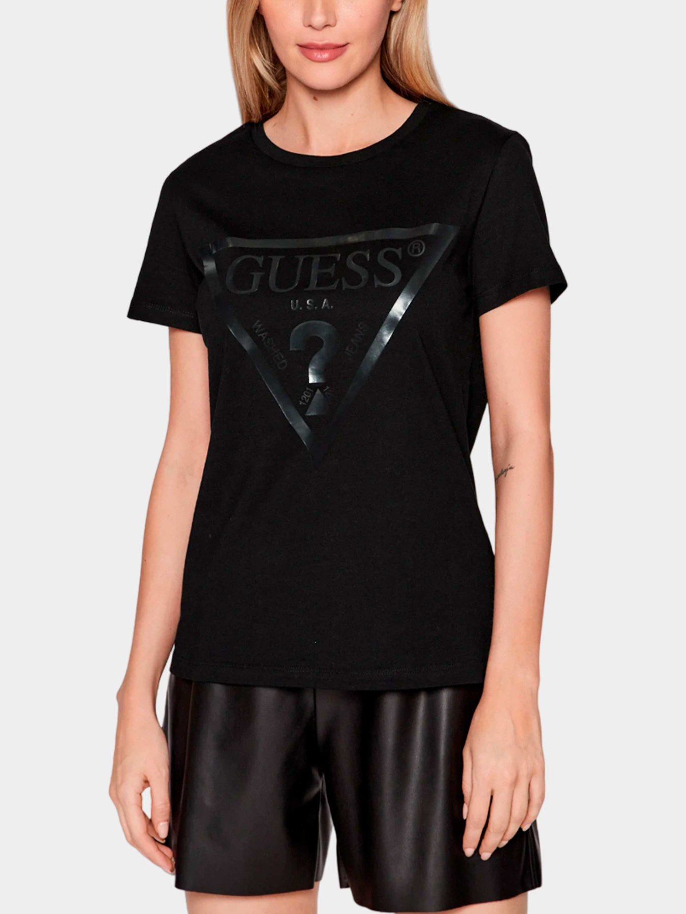 Футболки и поло GUESS модель V2YI07-K8HM0-JBLK Фото