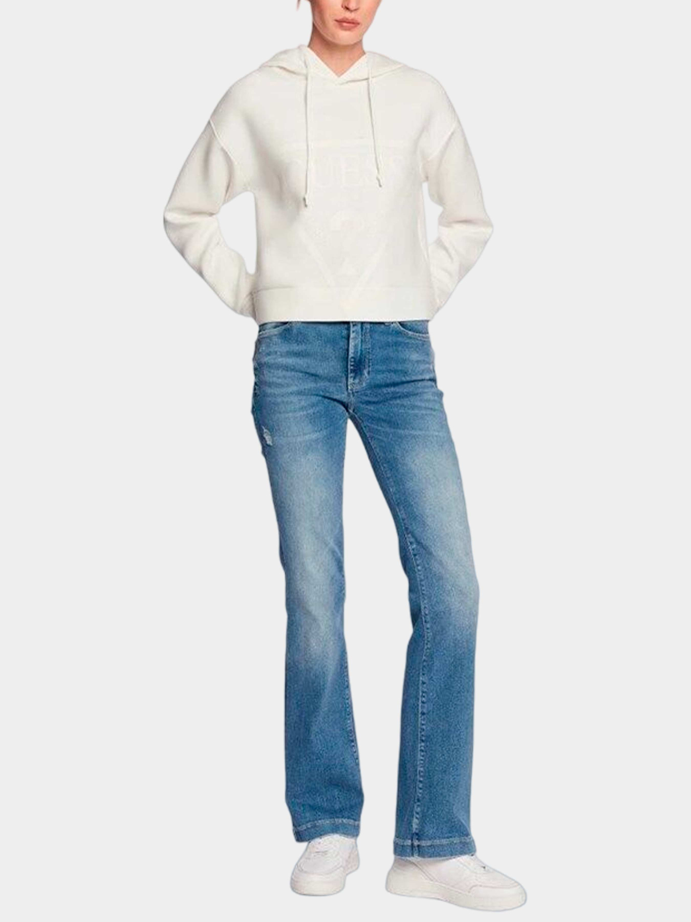 Худи и свитшоты GUESS модель V2YQ08-K7UW2-G6K5 Фото