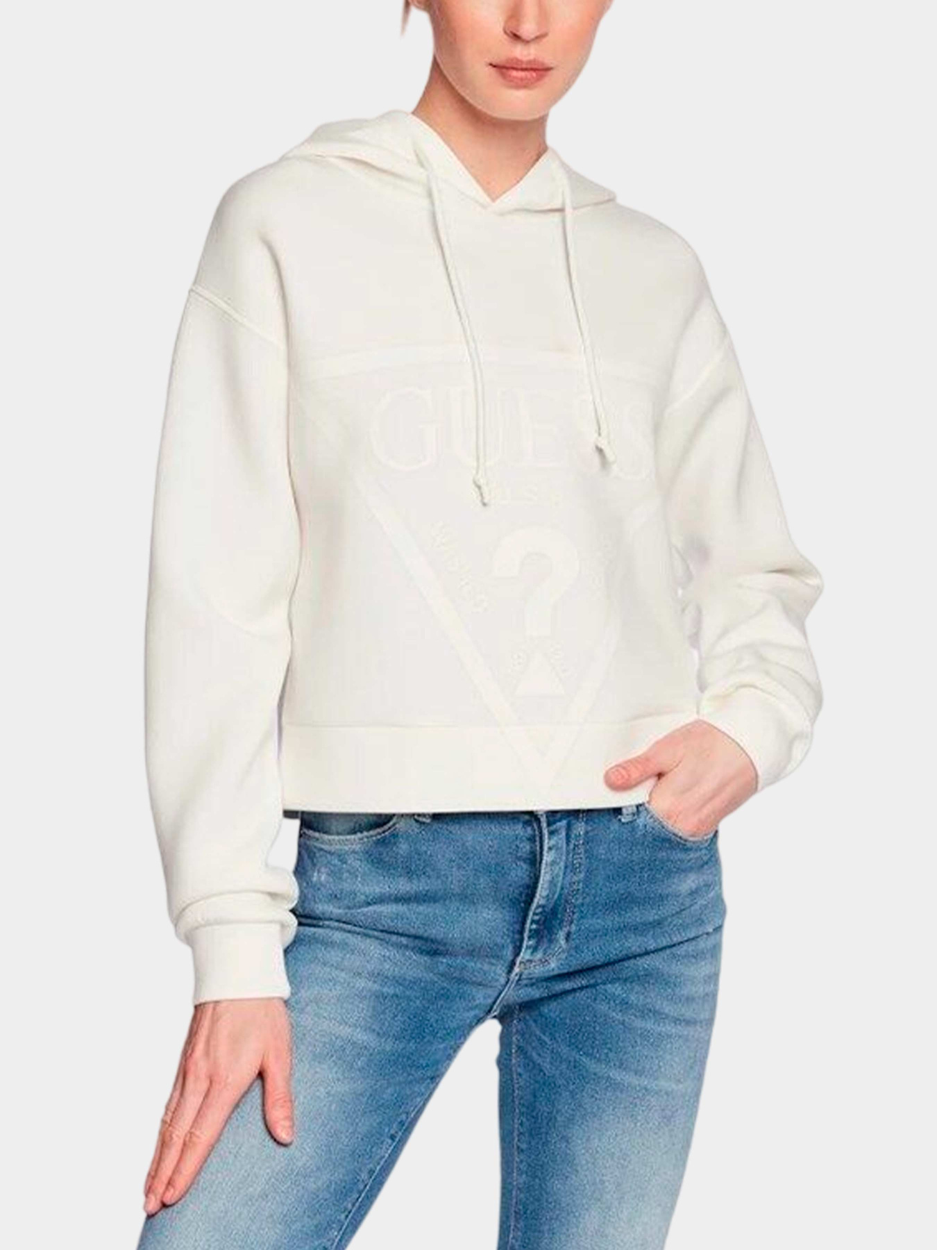 Худи и свитшоты GUESS модель V2YQ08-K7UW2-G6K5 Фото