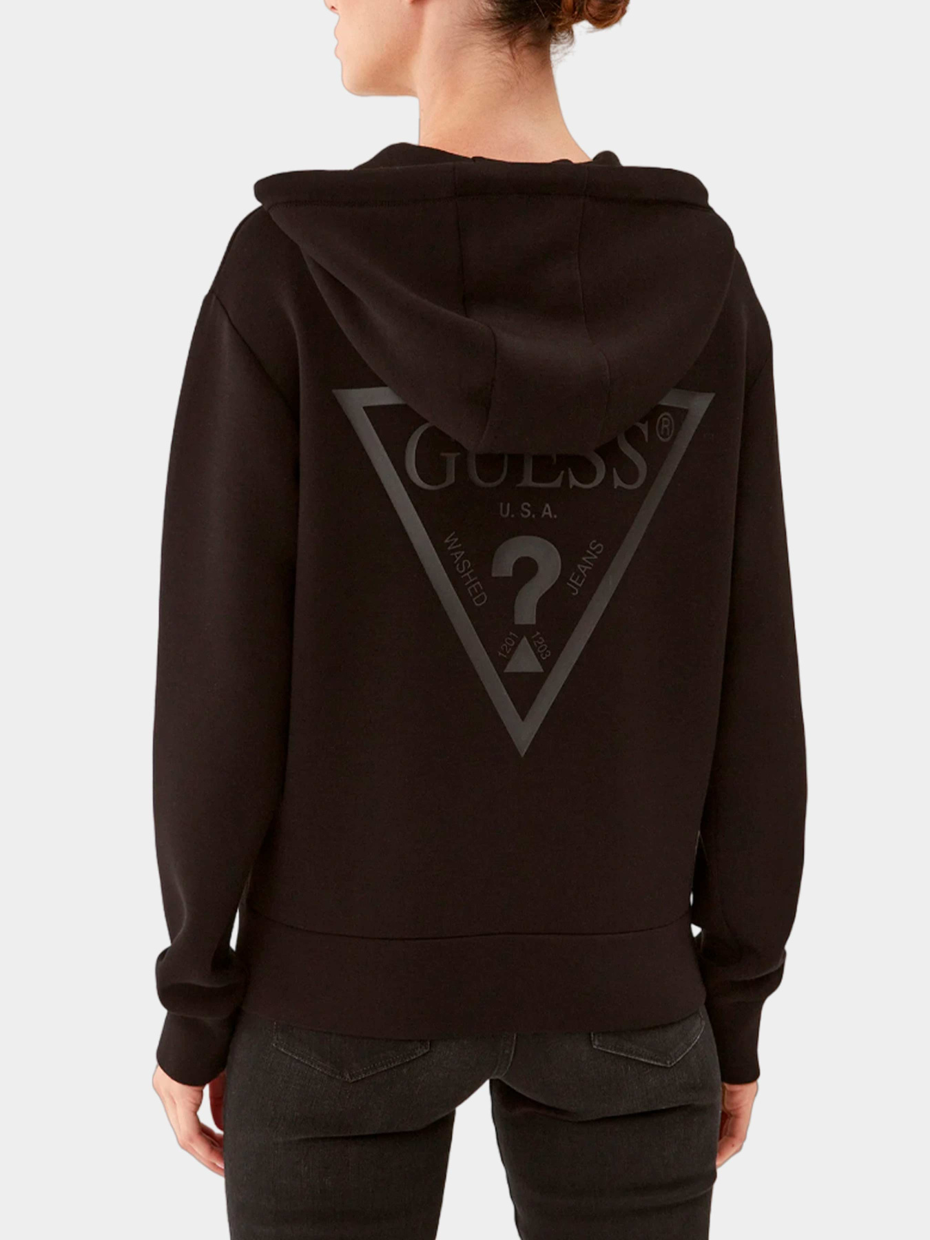 Худи и свитшоты GUESS модель V3RQ11-K7UW2-JBLK Фото