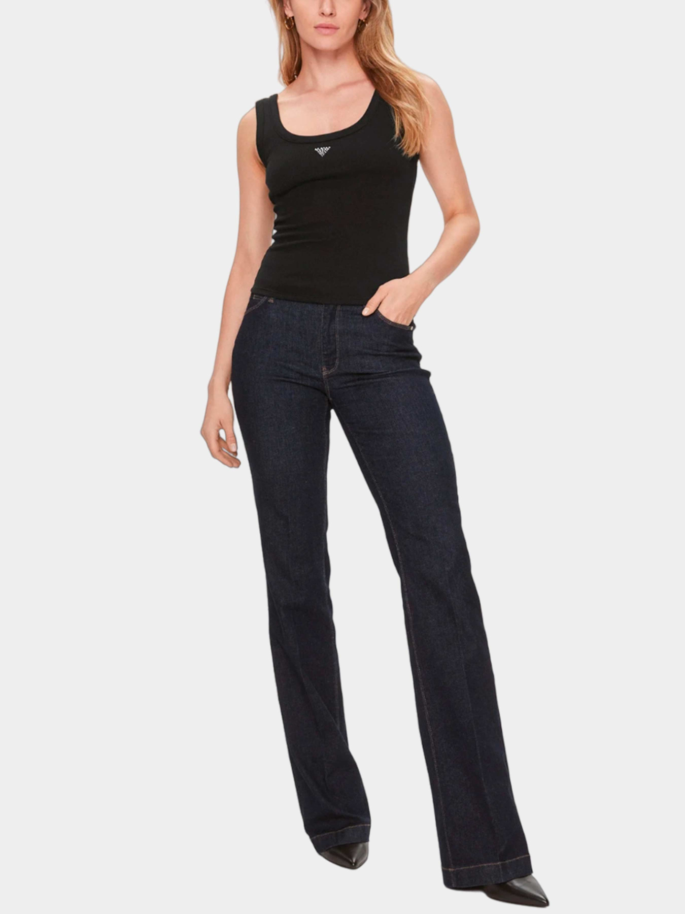 Футболки и поло GUESS модель W3YP68-KA0H1-JBLK Фото