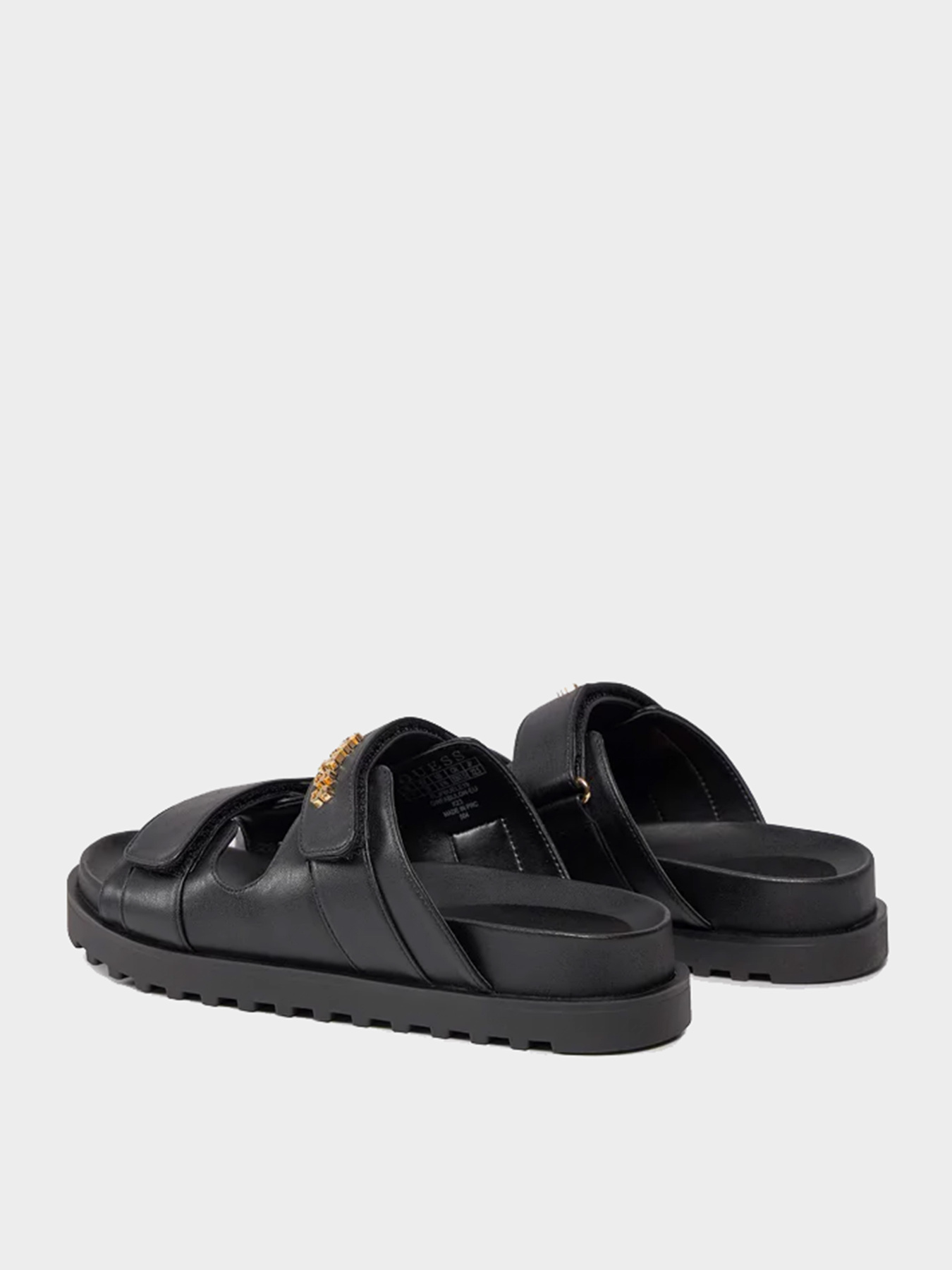 Шлёпанцы GUESS модель FLJFBU-ELE19-BLACK Фото