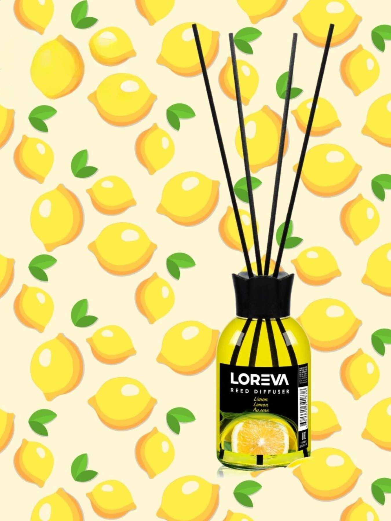 Аромадиффузор для дома Loreva Лимон 110ml Loreva модель 002-02 Аромадиффузор для дома Loreva Лимон 110ml Loreva модель 002-02 Фото